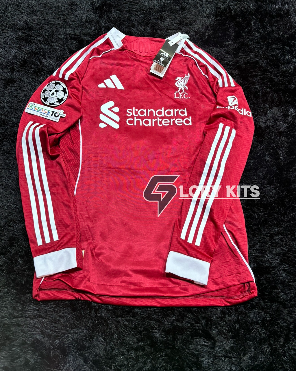 LIVERPOOL LONGSLEEVE HOME KIT 25/26 UCL VERSION