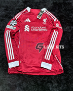 LIVERPOOL LONGSLEEVE HOME KIT 25/26 UCL VERSION