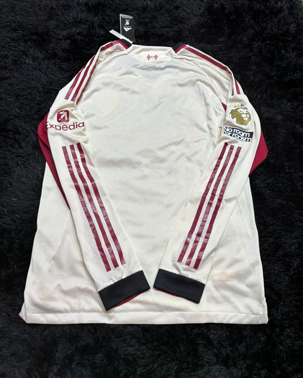 LIVERPOOL LONGSLEEVE AWAY KIT 25/26 GOLDEN PREMIER LEAGUE VERSION