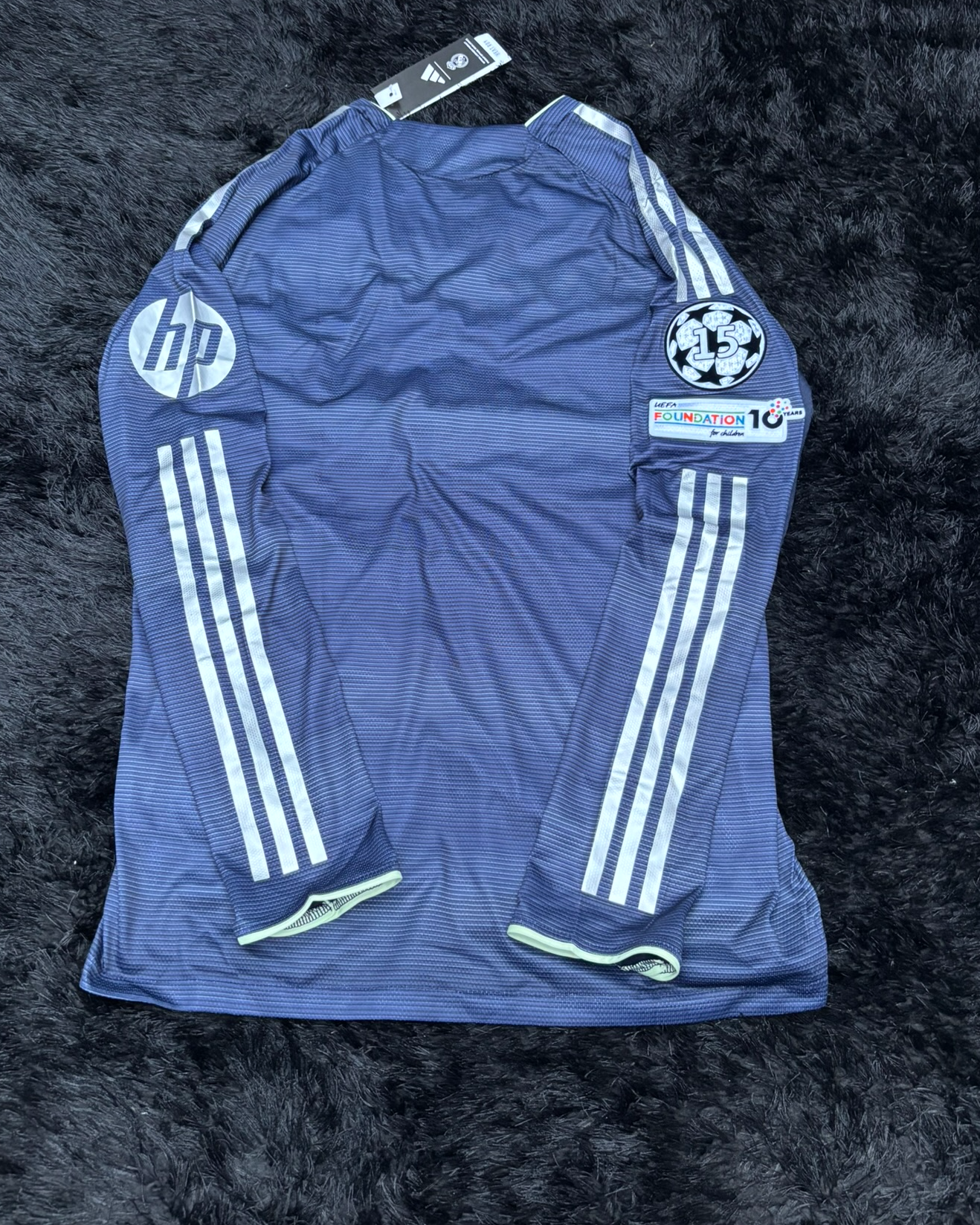 FULL KIT OF REAL MADRID LONGSLEEVE AWAY KIT 25/26 UCL VERSION