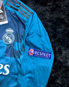 REAL MADRID LONGSLEEVE RETRO  AWAY KIT 17/18 UCL VERSION