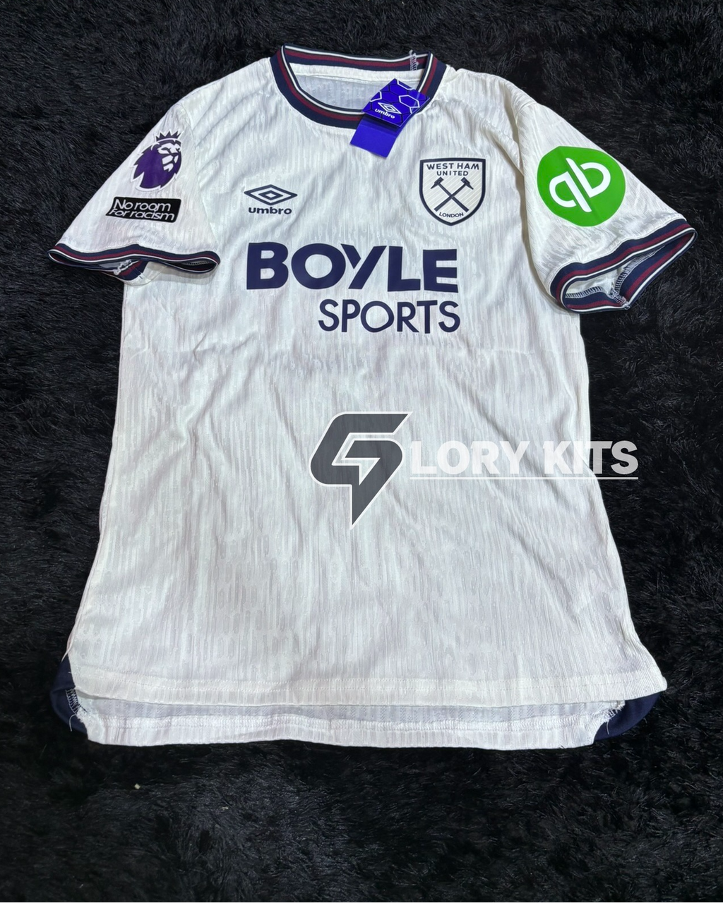WESTHAM UNITED AWAY KIT 25/26 PREMIER LEAGUE VERSION