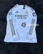 REAL MADRID LONGSLEEVE HOME KIT 25/26 UCL VERSION
