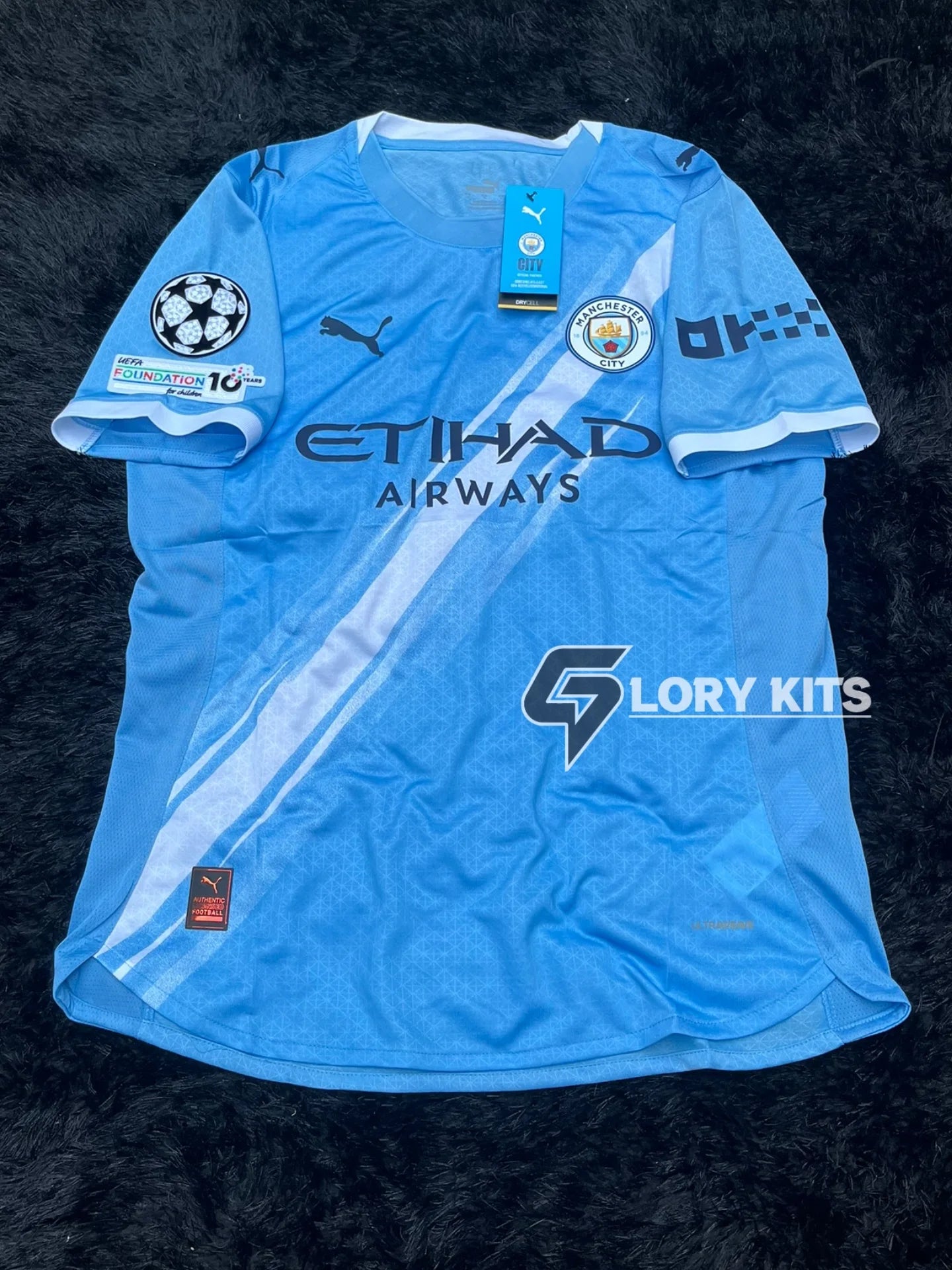 MANCHESTER CITY HOME KIT 25/26 UCL VERSION