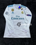 REAL MADRID LONGSLEEVE RETRO HOME KIT 17/18 UCL VERSION