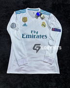 REAL MADRID LONGSLEEVE RETRO HOME KIT 17/18 UCL VERSION