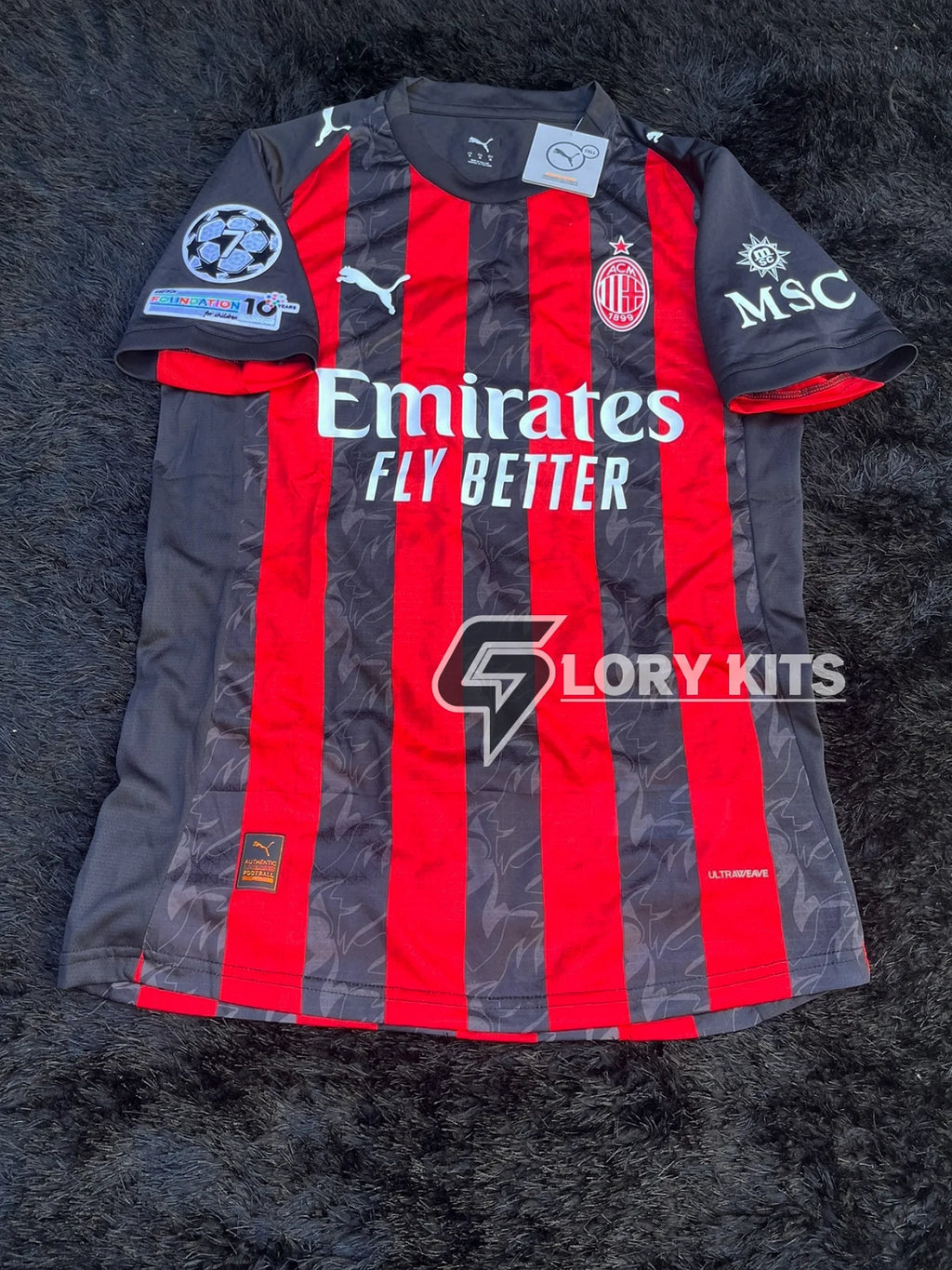 AC MILAN HOME KIT 25/26 UCL VERSION