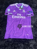REAL MADRID AWAY RETRO KIT 16/17 UCL VERSION