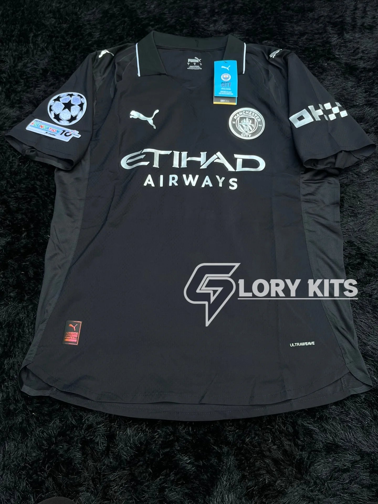 MANCHESTER CITY AWAY KIT 25/26 UCL VERSION
