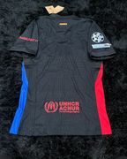FULL KIT OF BARCELONA AWAY BLACK KIT 24/25 UCL VERSION
