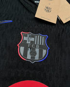FULL KIT OF BARCELONA AWAY BLACK KIT 24/25 UCL VERSION