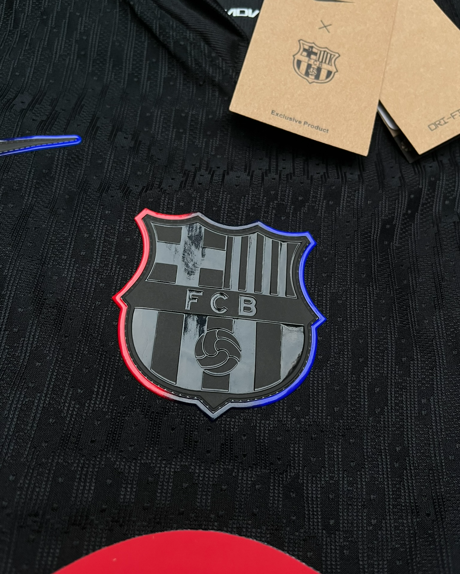 FULL KIT OF BARCELONA AWAY BLACK KIT 24/25 UCL VERSION