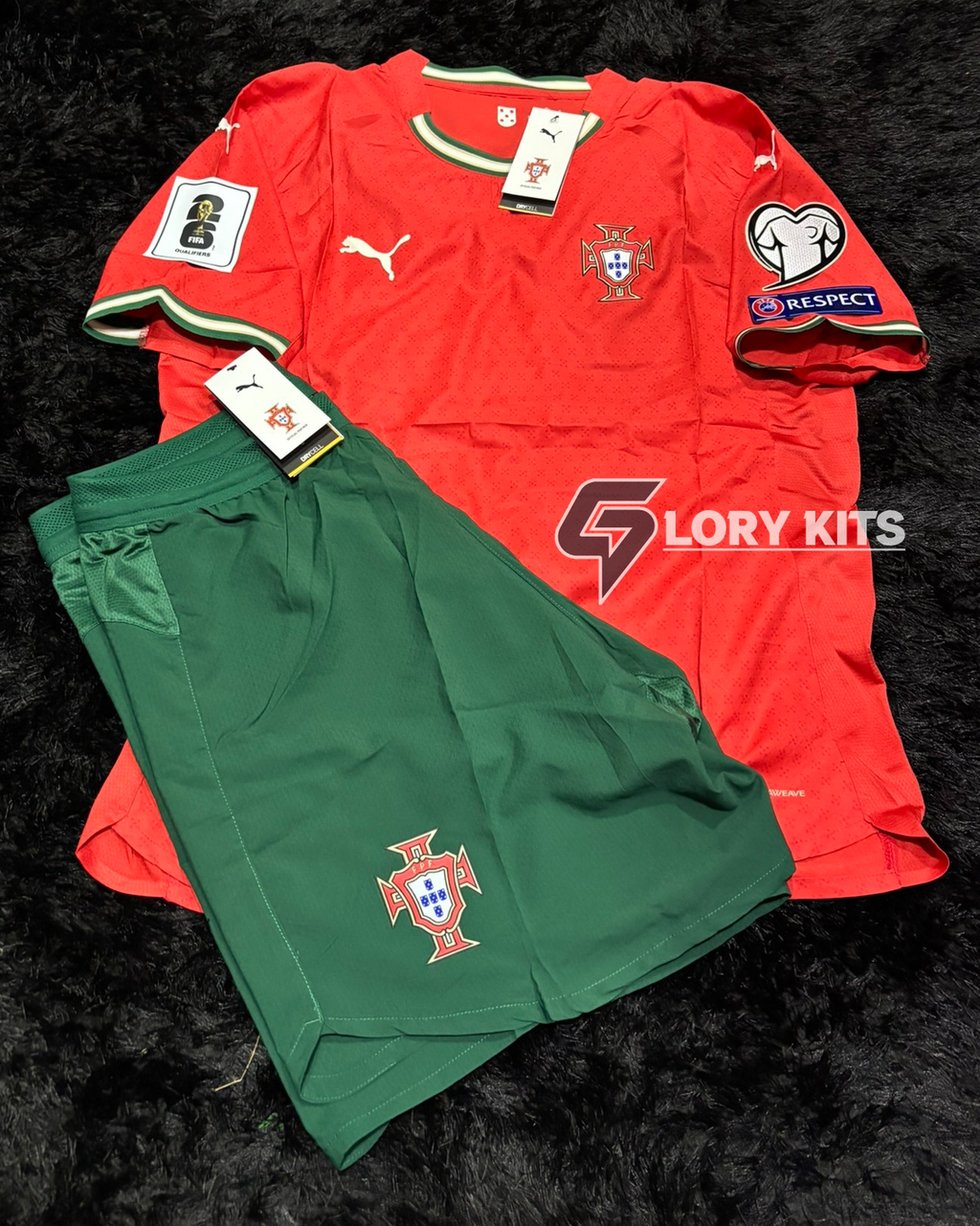 FULL KIT OF PORTUGAL WORLD CUP QUALIFICATION VERSION