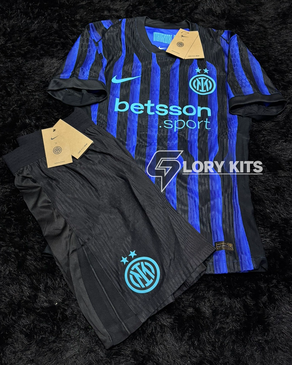 FULL KIT OF INTER MILAN 25/26 CHAMPIONS LEAGUE VERSION