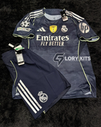 FULL KIT OF REAL MADIRD AWAY CHAMPIONS LEAGUE VERSION