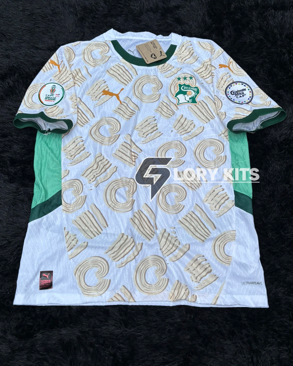 COTE D'EVOIRE AWAY KIT 25/26 VERSION CAF