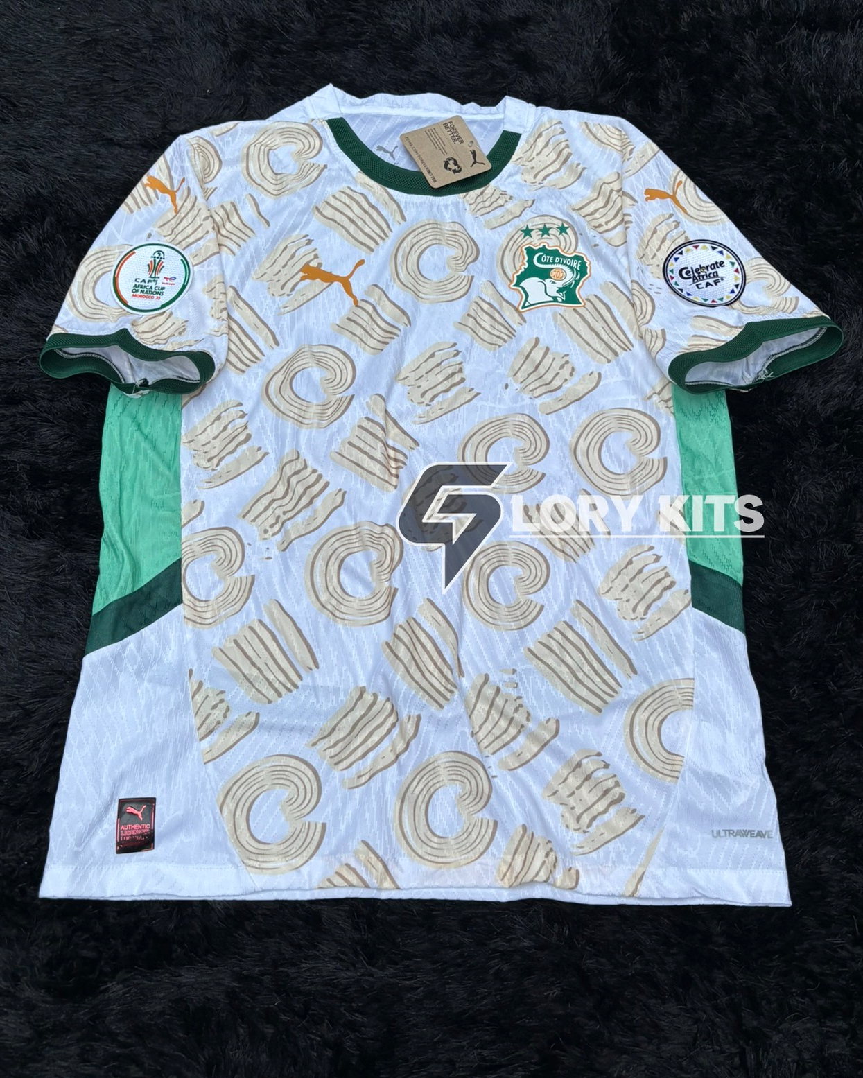 COTE D'EVOIRE AWAY KIT 25/26 VERSION CAF