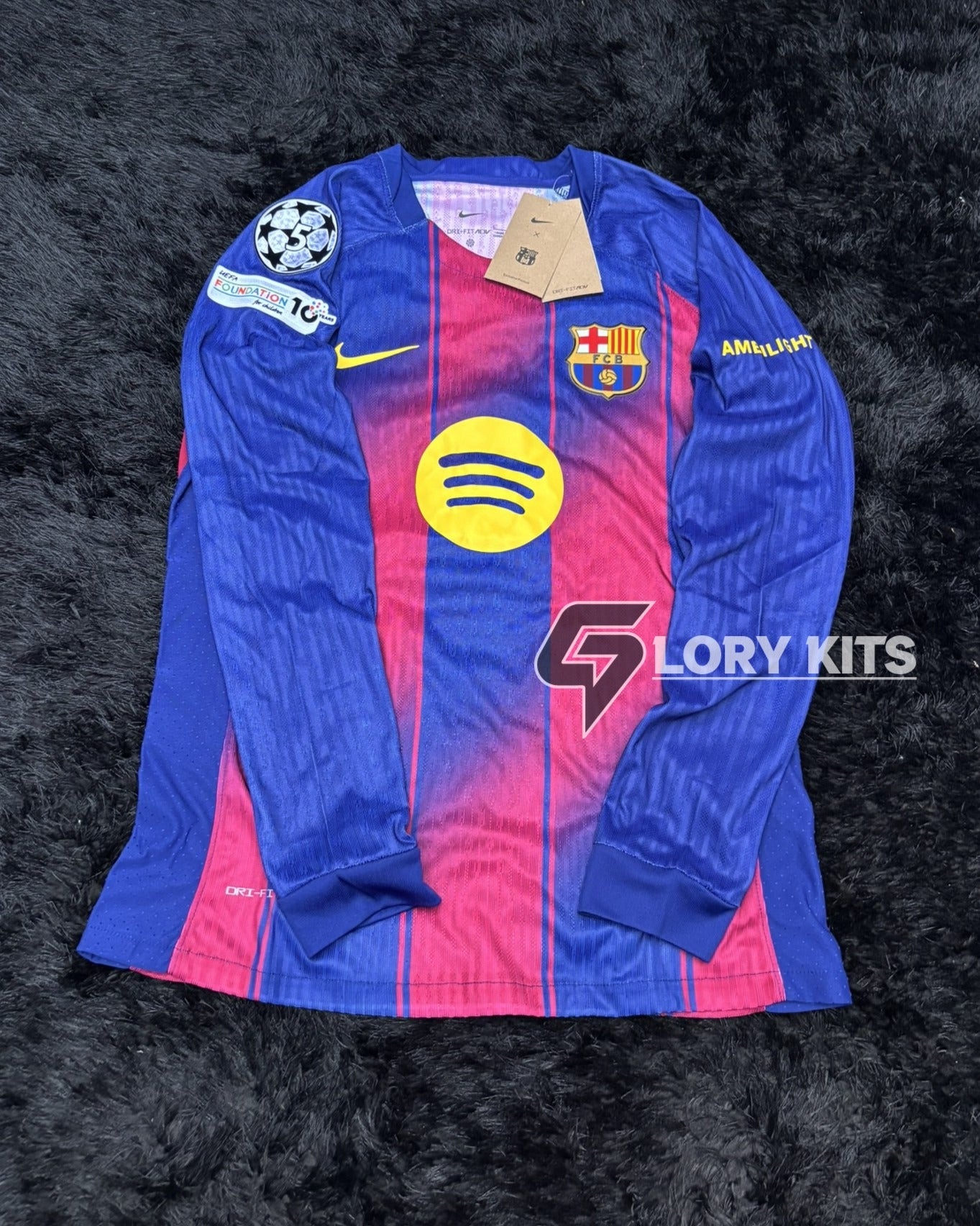BARCELONA LONGSLEEVE HOME KIT 25/26 UCL VERSION