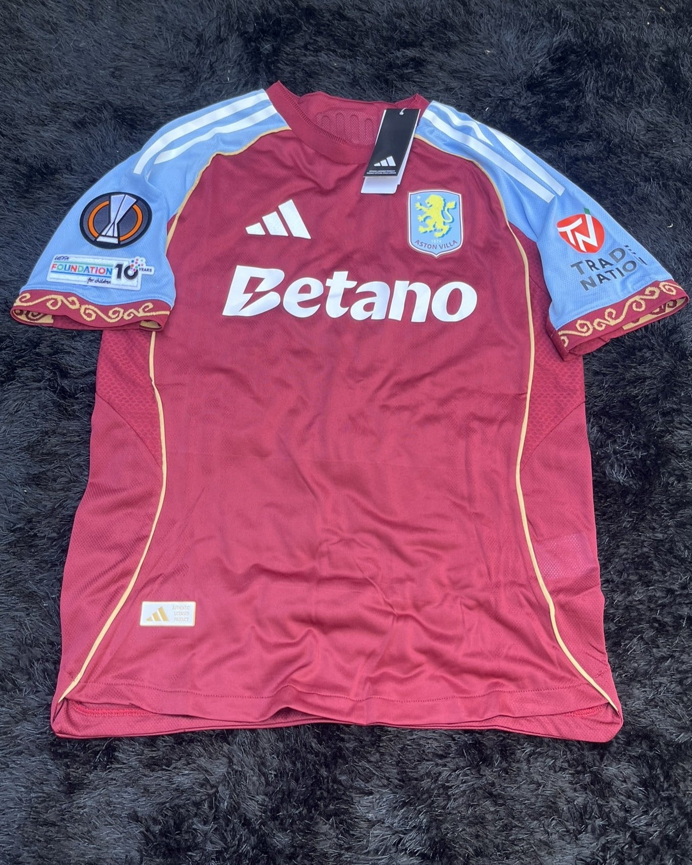 ASTON VILLA HOME KIT 25/26 EUROPE LEAGUE VERSION