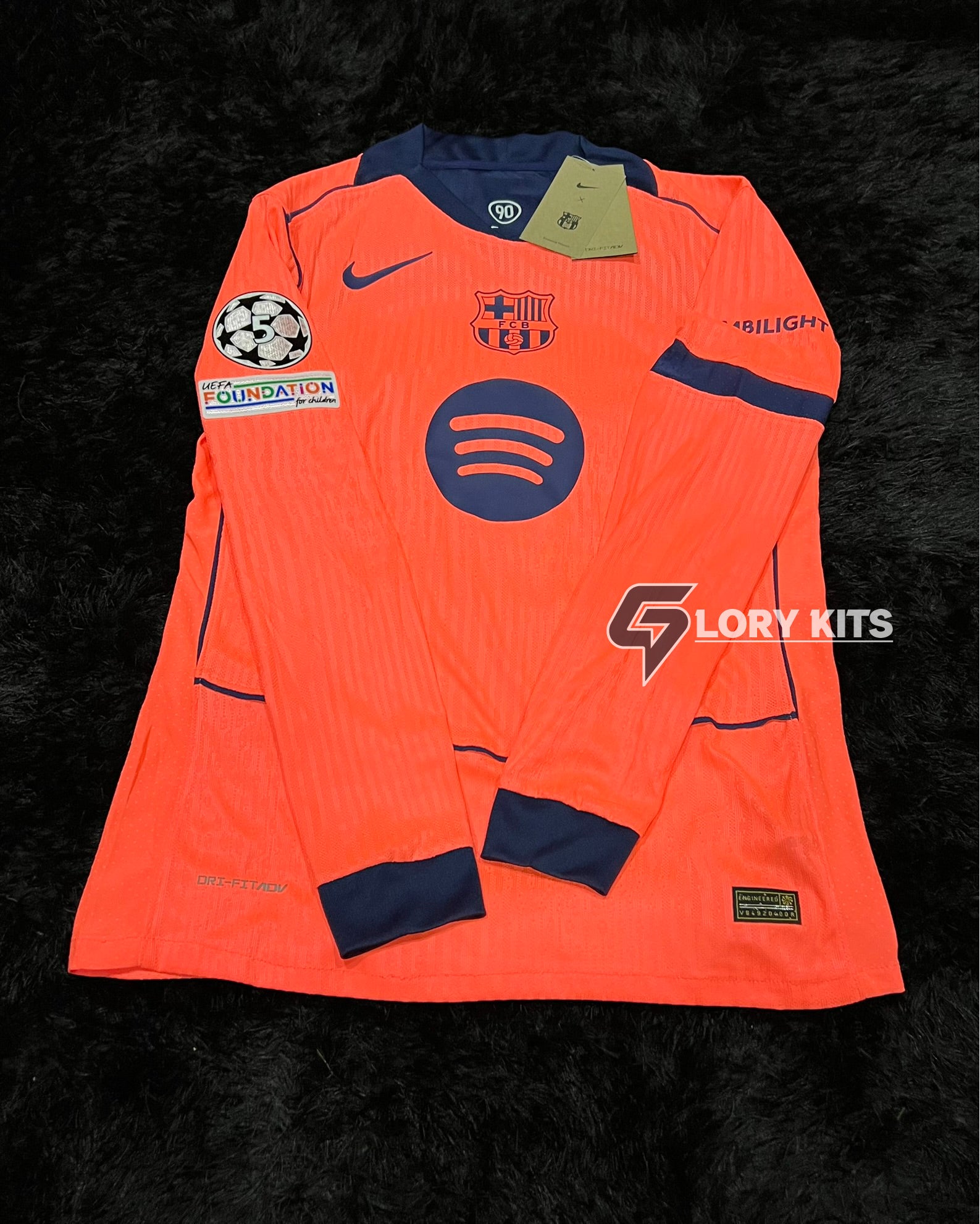 BARCELONA LONGSLEEVE THIRD KIT 25/26 UCL VERSION
