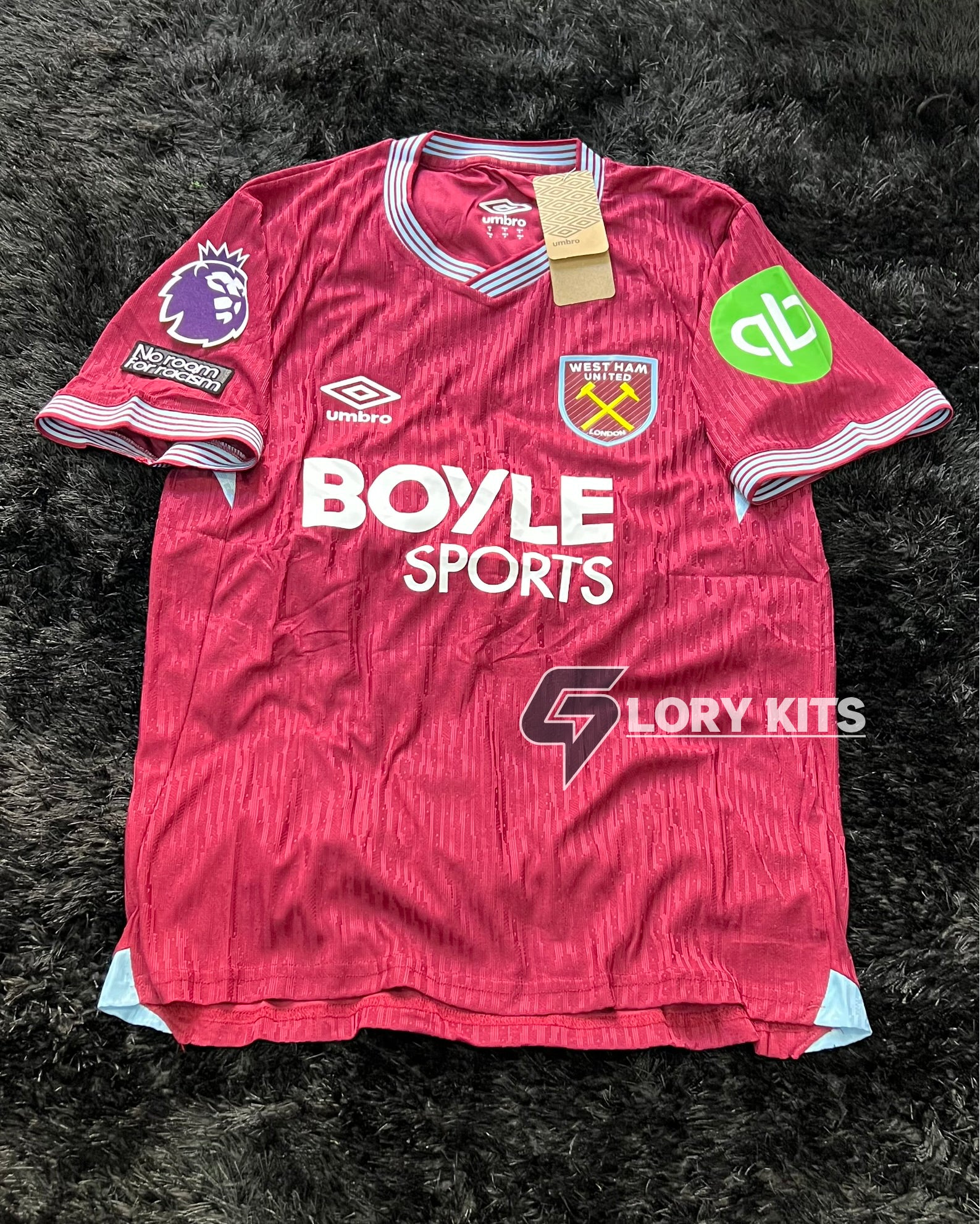 WESTHAM UNITED HOME KIT 25/26 PREMIER LEAGUE VERSION