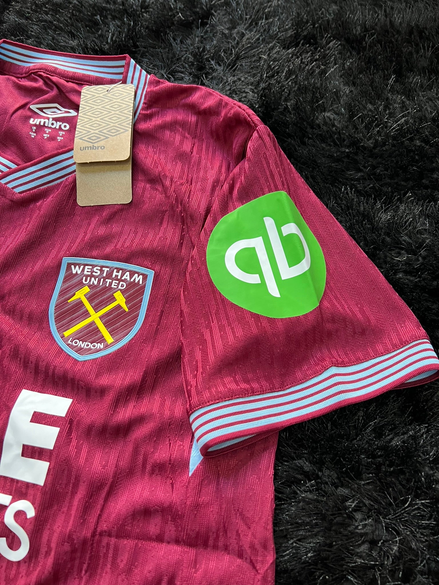 WESTHAM UNITED HOME KIT 25/26 PREMIER LEAGUE VERSION
