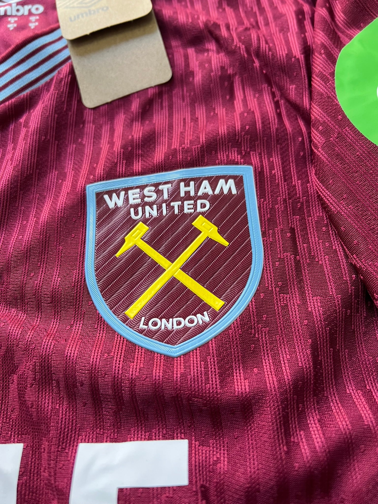 WESTHAM UNITED HOME KIT 25/26 PREMIER LEAGUE VERSION