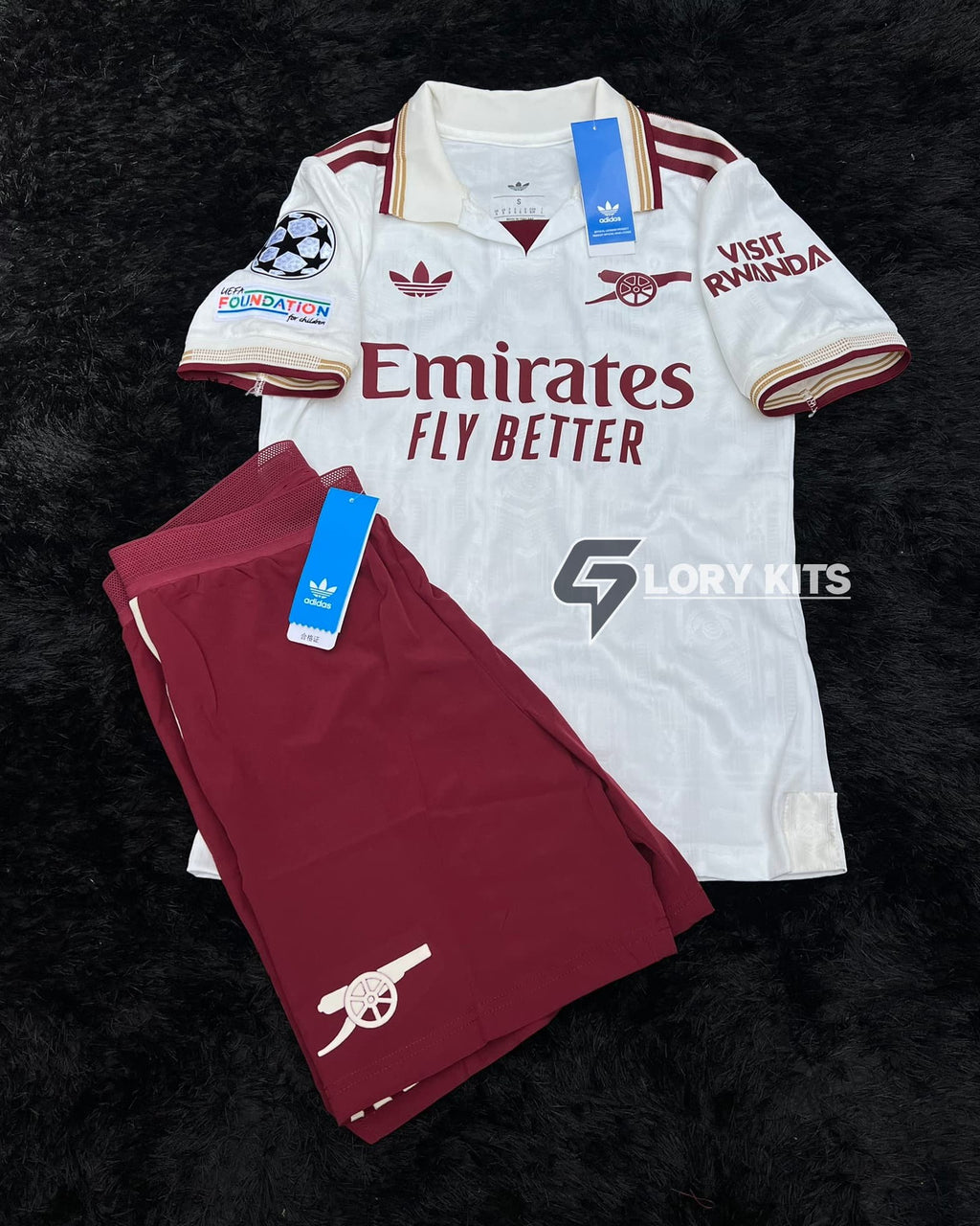 FULL KIT OF ARSENAL THIRD KIT 25/26 UCL VERSION
