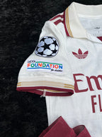 FULL KIT OF ARSENAL THIRD KIT 25/26 UCL VERSION