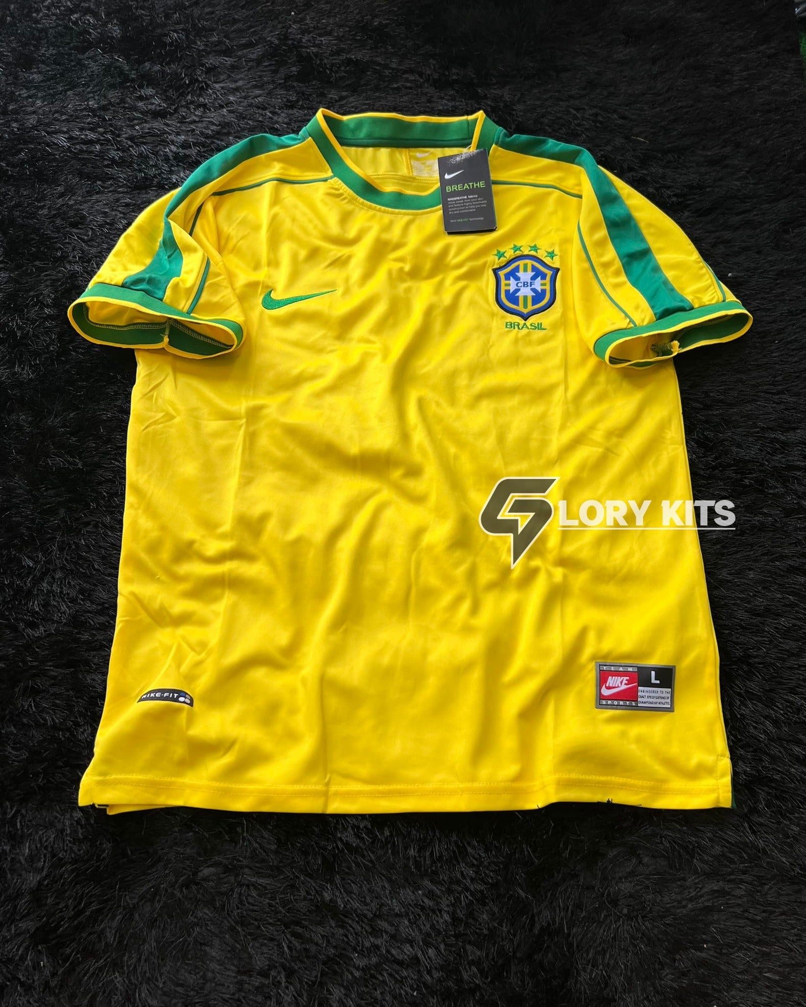 BRAZIL RETRO HOME KIT 1998