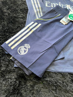 FULL KIT OF REAL MADRID LONGSLEEVE AWAY KIT 25/26 UCL VERSION