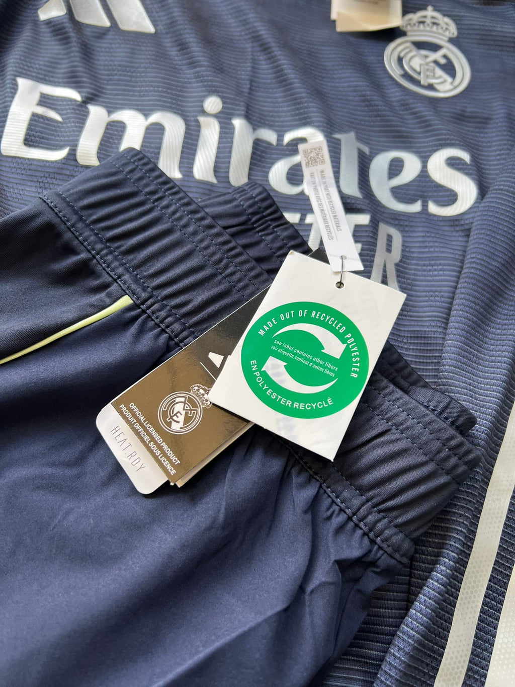 FULL KIT OF REAL MADRID LONGSLEEVE AWAY KIT 25/26 UCL VERSION