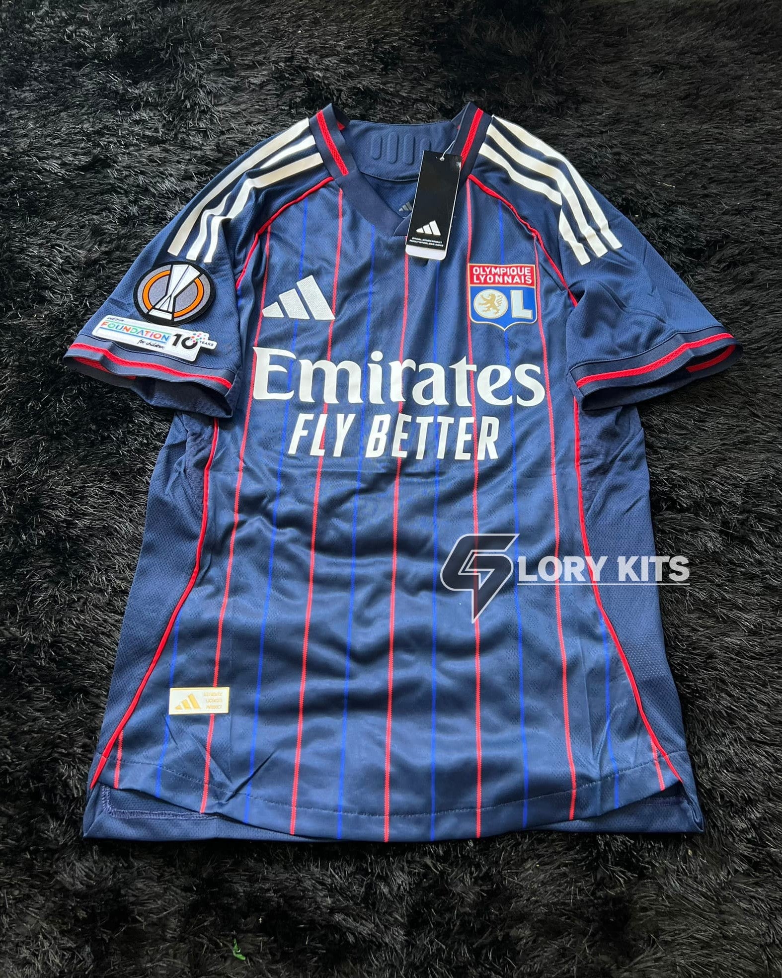OLYMPIC LYON AWAY KIT 25/26 EUROPE LEAGUE VERSION