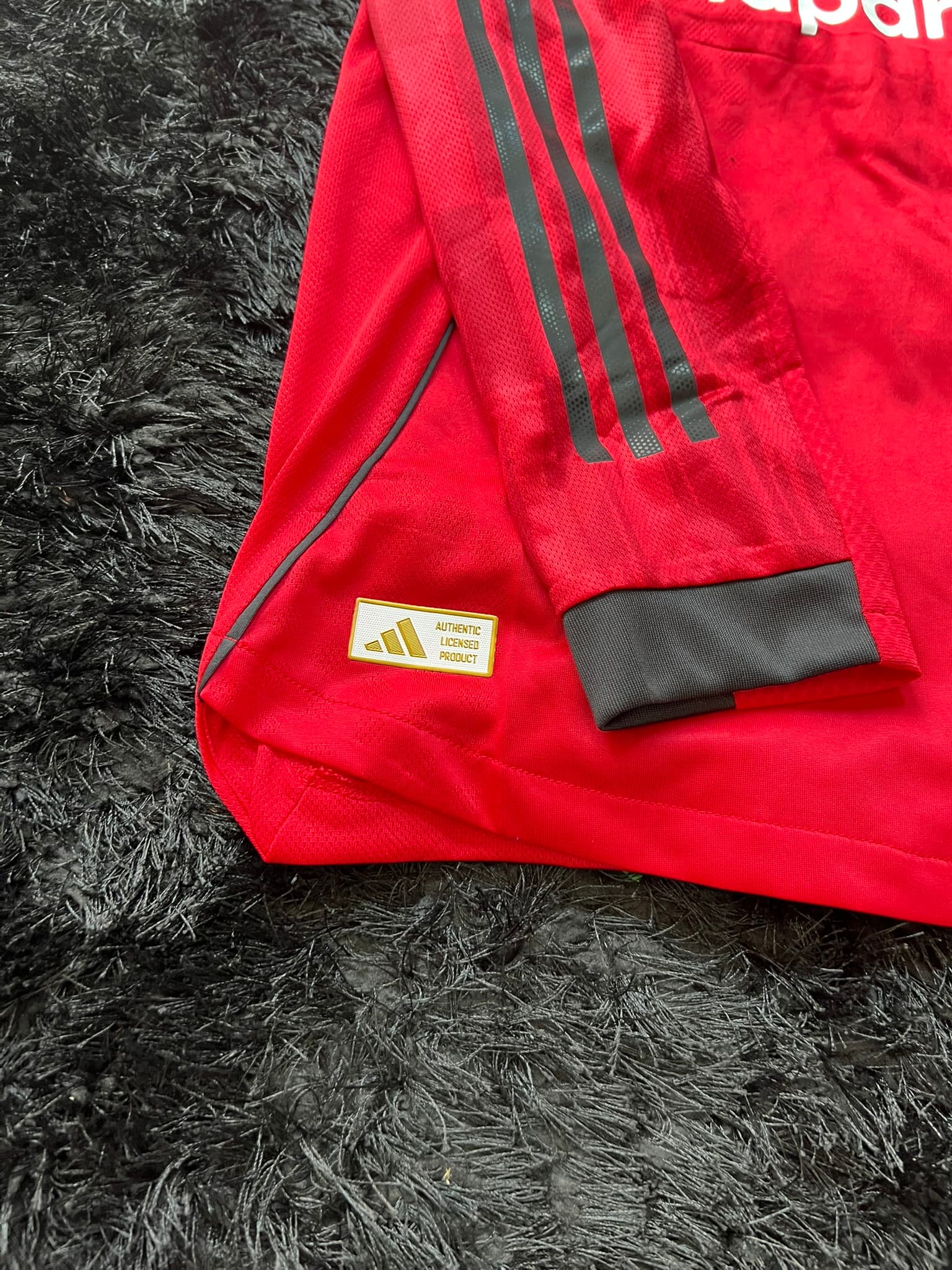 MANCHESTER UNITED LONGSLEEVE HOME KIT 25/26 PREMIER LEAGUE VERSION