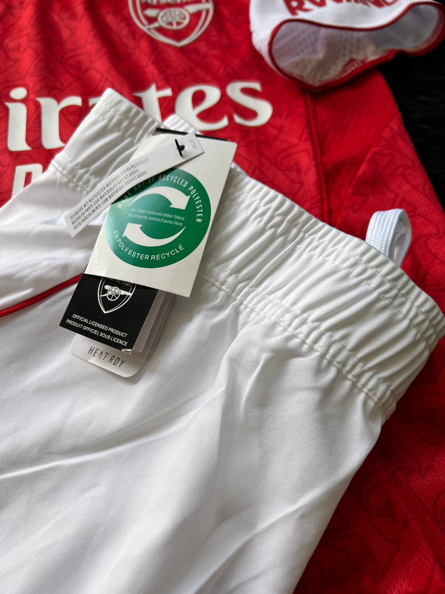 FULL KIT OF ARSENAL HOME KIT 25/26 UCL VERSION