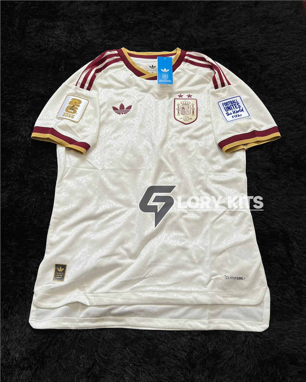 SPAIN AWAY KIT WORLD CUP 2026 2 STARS