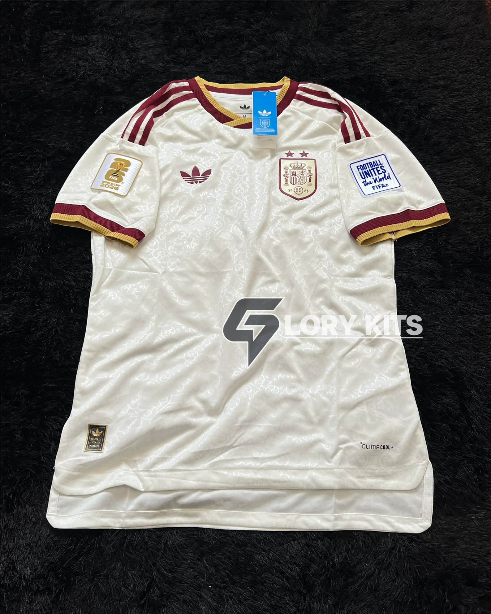 SPAIN AWAY KIT WORLD CUP 2026 2 STARS