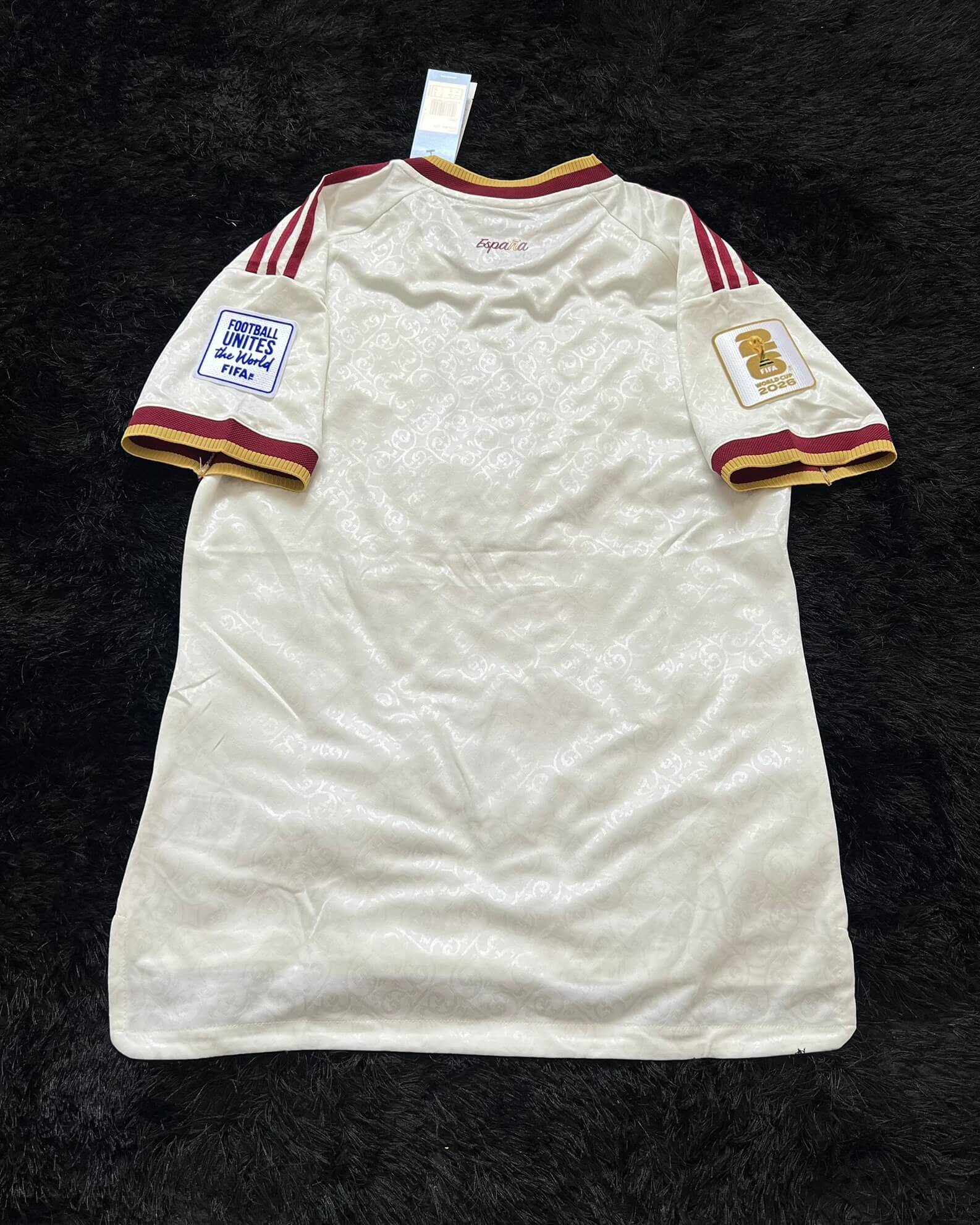 SPAIN AWAY KIT WORLD CUP 2026 WINNERS 2 STARS VERSION