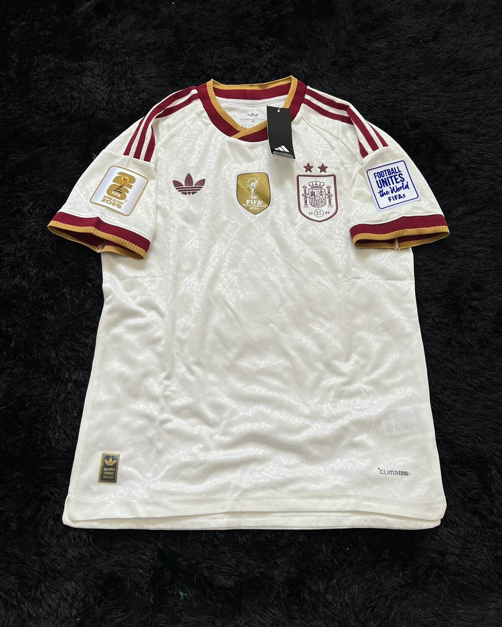 SPAIN AWAY KIT WORLD CUP 2026 WINNERS 2 STARS VERSION