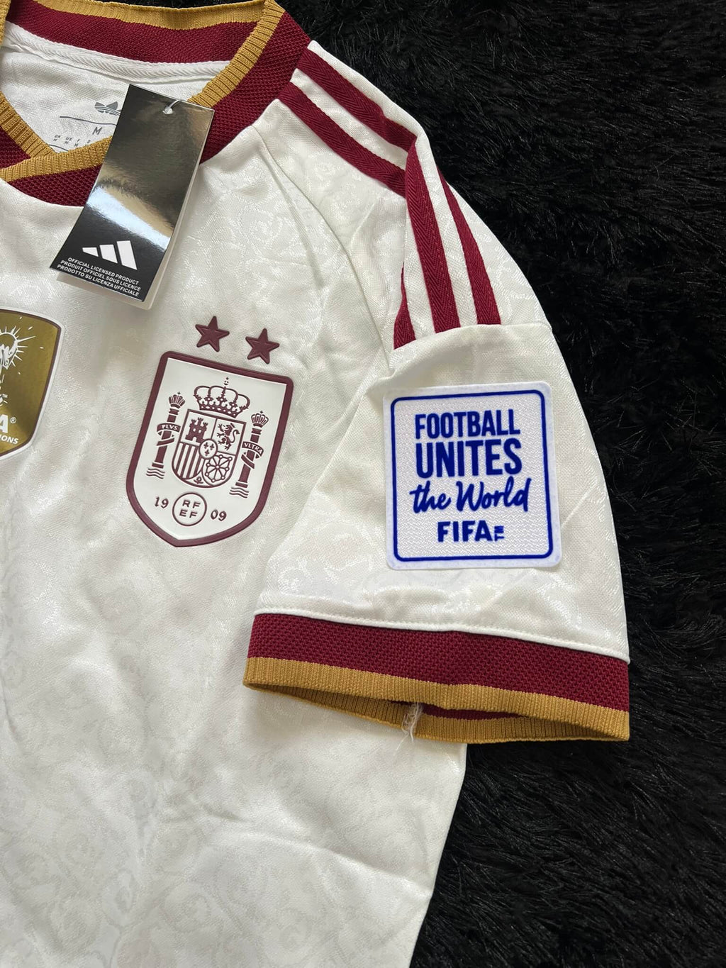 SPAIN AWAY KIT WORLD CUP 2026 WINNERS 2 STARS VERSION