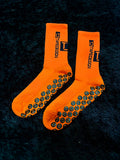 Orange Tapedesign Grip Socks Professional