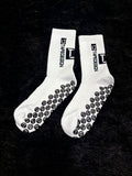 White Tapedesign Grip Socks Professional