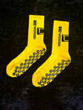 Yellow Tapedesign Grip Socks Professional