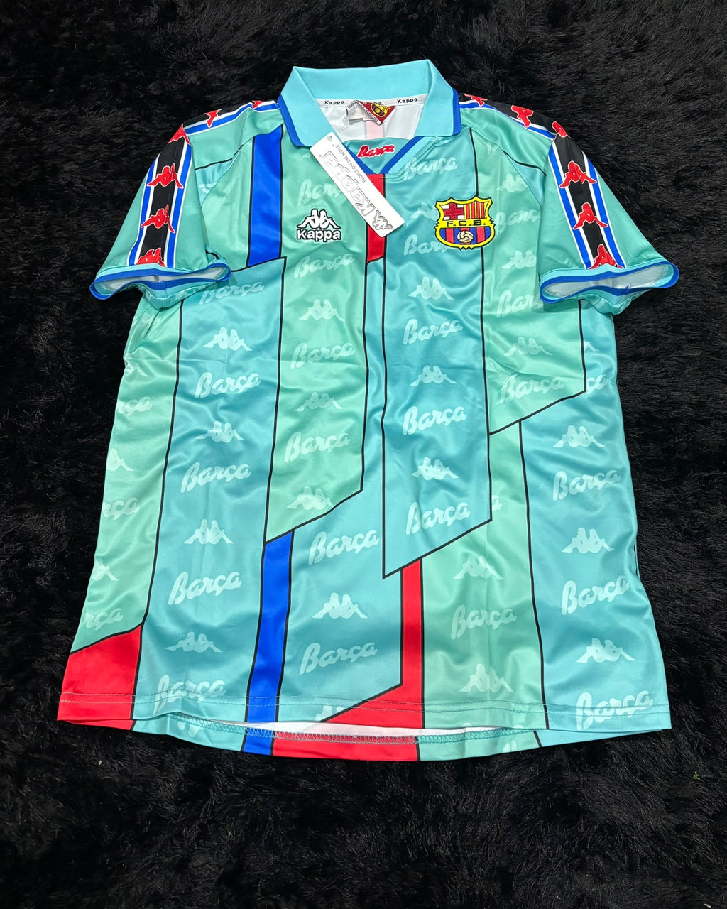 BARCELONA RETRO AWAY KIT 96/97