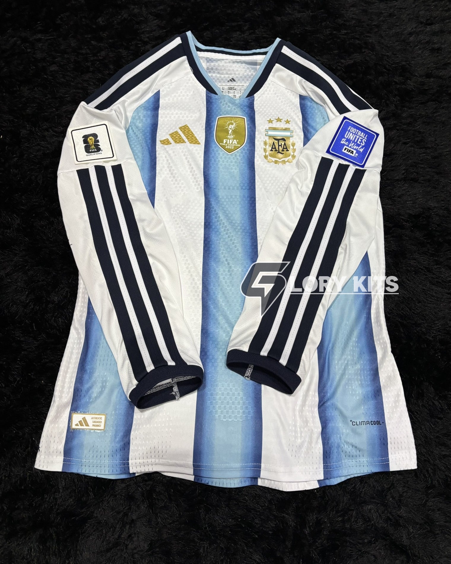 ARGENTINE LONGSLEEVE HOME KIT 2026 WOLRD CUP VERSION